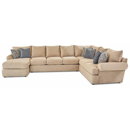 3-Piece Sectional Sofa w/ LAF Chaise